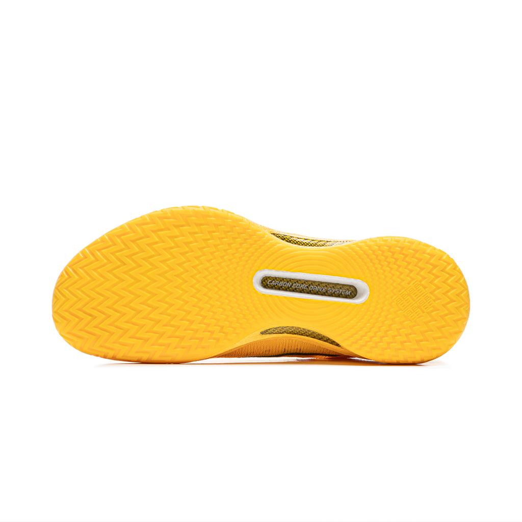 New LiNing Gamma Cushioning Anti Slip And Wear Resistant Support Low Top Basketball Shoes Men's Neon Mango Yellow ABAV035-18