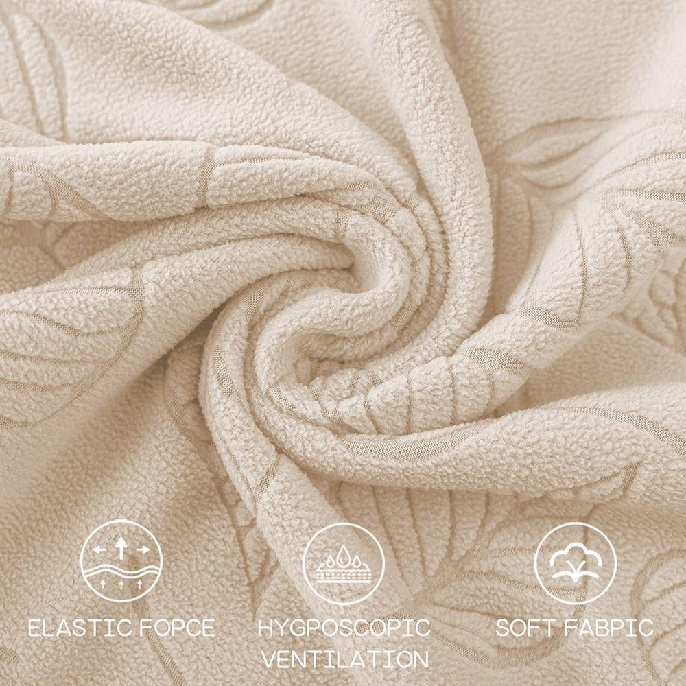 1Set Elastic Stretch Chair Cover Set Office Computer Chair Color Patchwork Gaming Chair Covers Fleece Jacquard