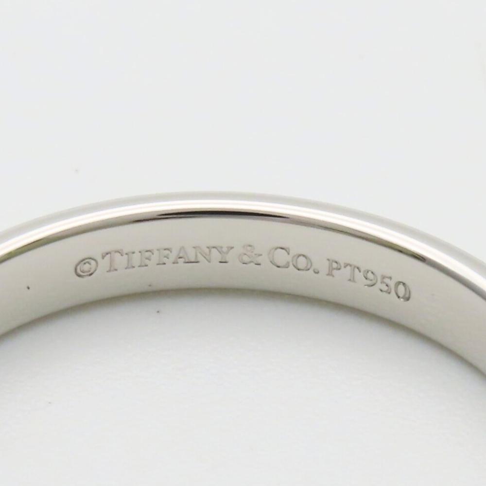 Used TIFFANY&Co. Ring Wedding band EU#56 Pt950Platinum 5.1g Platinum simple