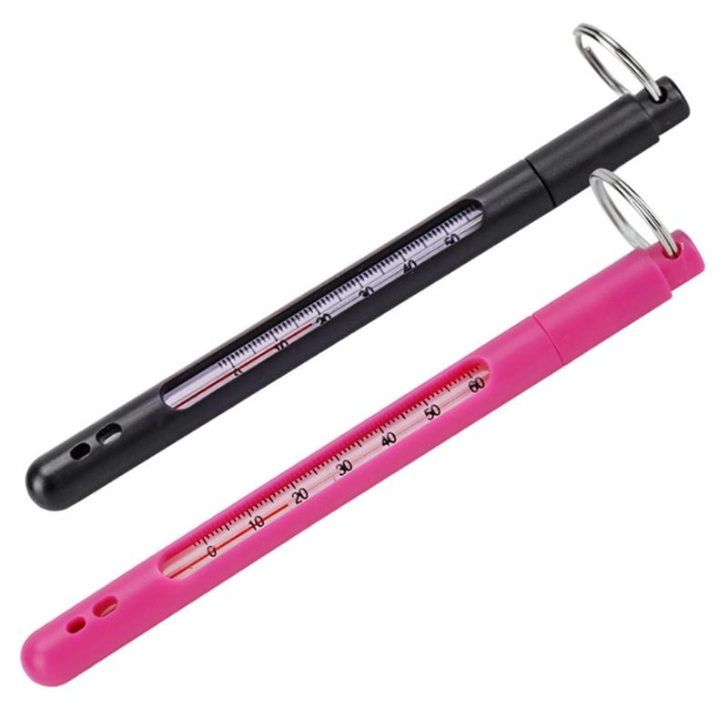 Outdoor Metall Wasserströmungsthermometer Fliegenfischen Wasserthermometer Tragbar Anglerweste Pack Werkzeug Ausrüstung Zubehör