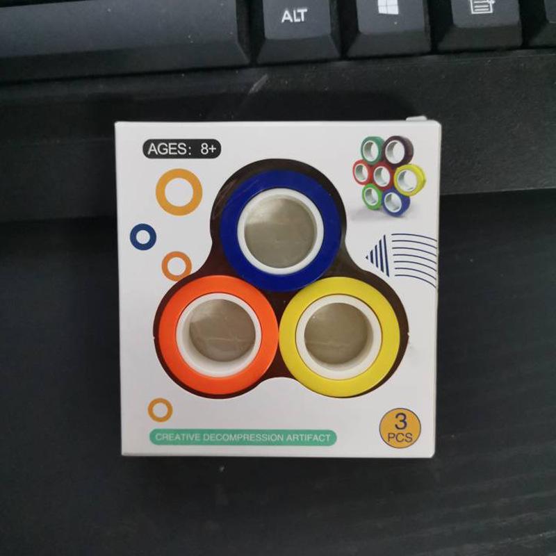 Magnetic Finger Ring Gyroscope: Unique Stress Relief Toy for Decompression