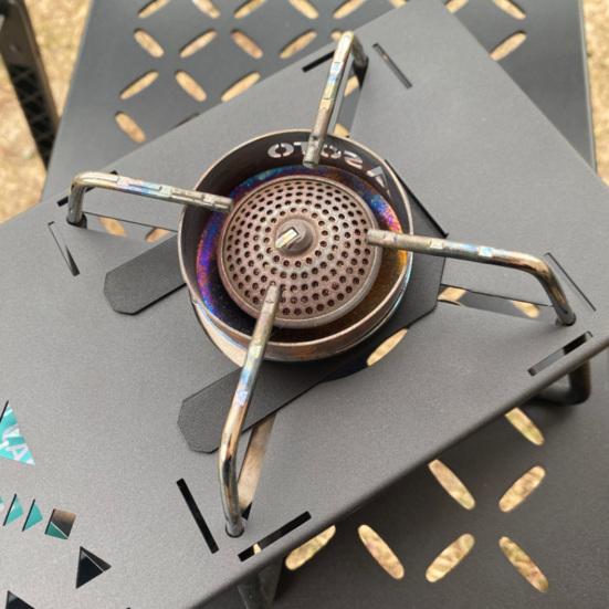 Paslanmaz Çelik Örümcek Ocak Tutucu Ağır Hizmet Isıya Dayanıklı Kamp Pişirme Örümcek Ocak Süspansiyon Sabitleme Rafı Destek Kartı Standı