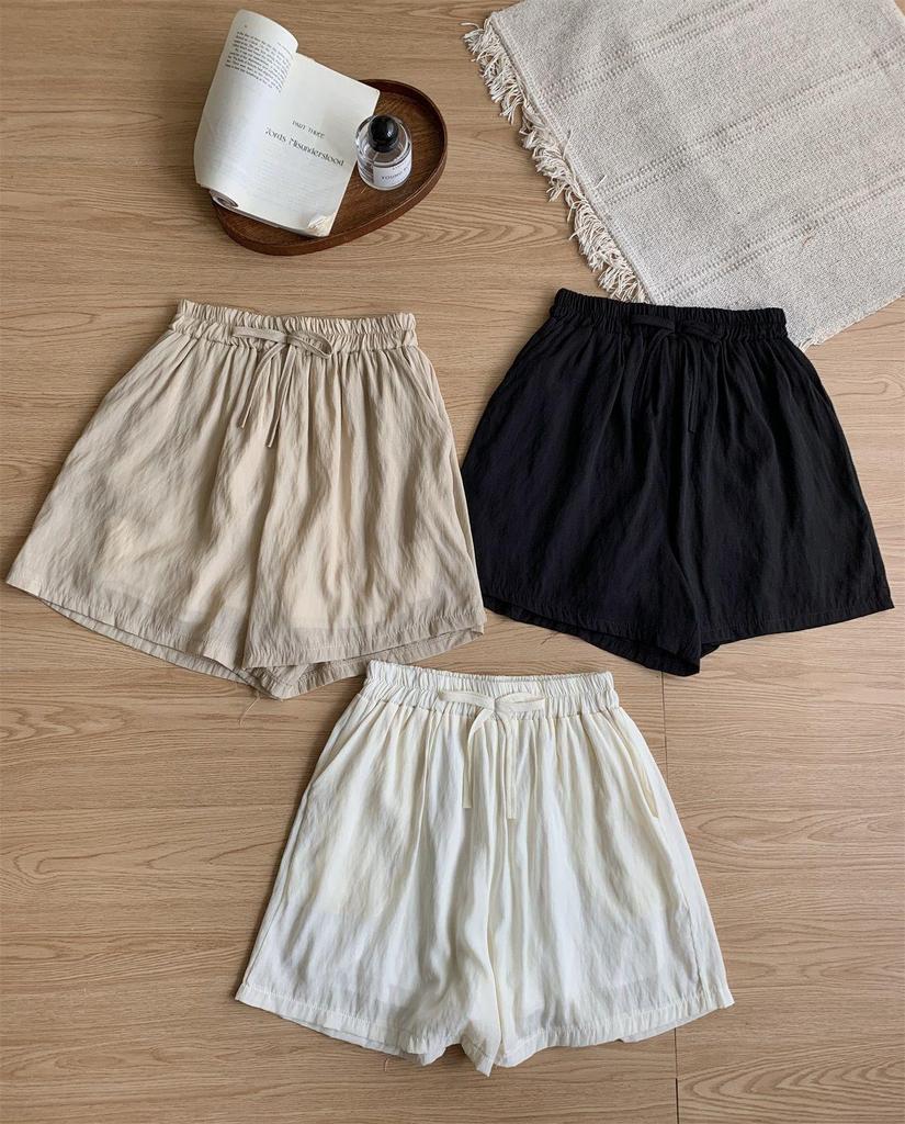 Women's Korean-Style Casual Sun Protection 3-Piece Set: Spring/Summer Cardigan, Camisole, High-Waisted Shorts