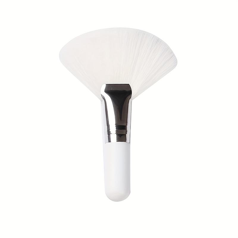 

Premium Wave Edge Brush - Gentle Travel-Sized Foam Applicator for The Face, Ideal for Application, Scent-Free, Color: White белый