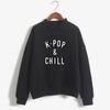 Kpopchill Women Sweatshirt Sweater Tops Jumper Hoody Pullover Colors 8 8 Colors
