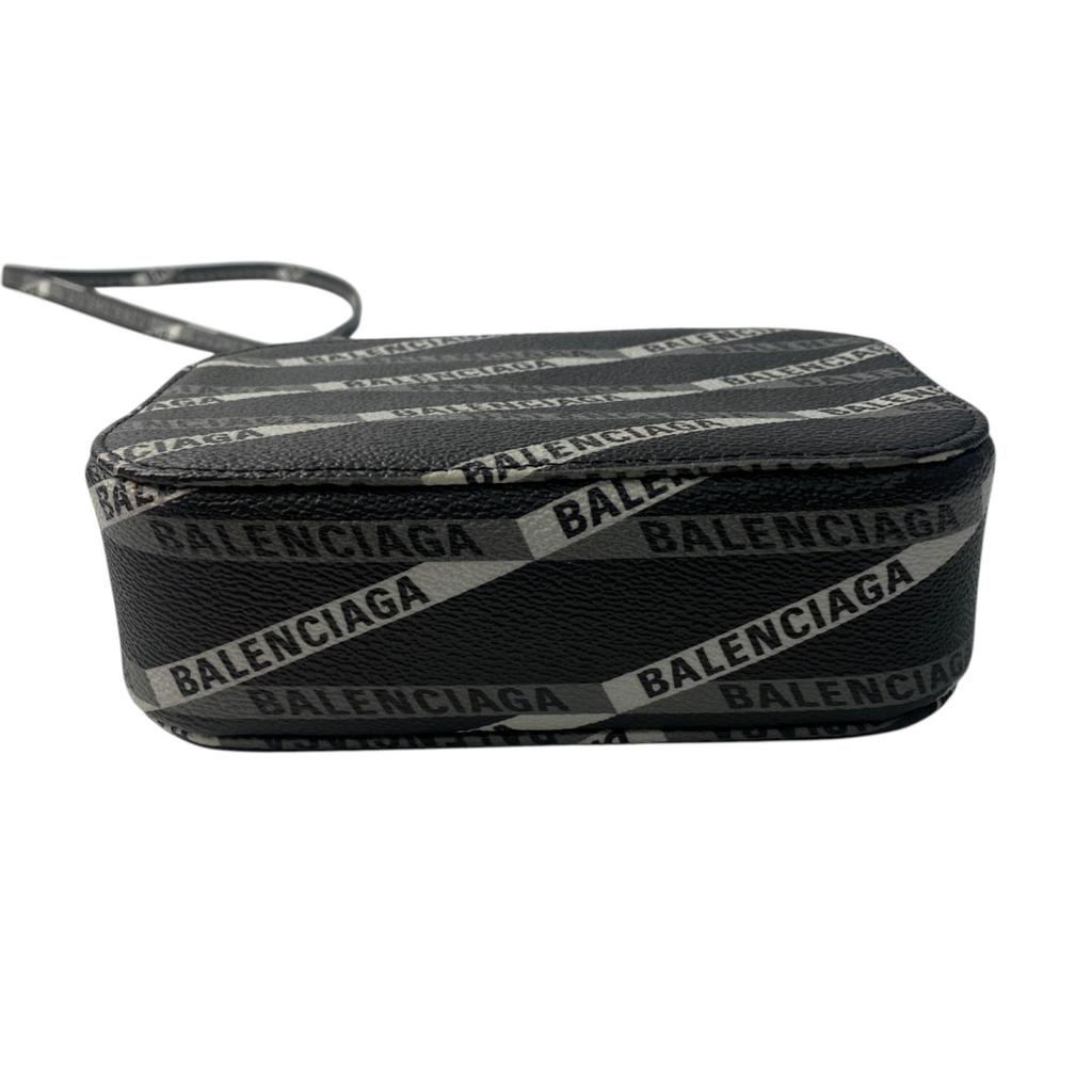 Used BALENCIAGAShoulder Bag Black White/gray Leather Women