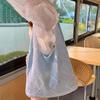 Faltbare Böhmische Häkeltasche Aufwendiges Hohlmuster Gestrickte Umhängetasche Fotografie Requisite