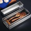 Steel for Chopsticks Spoon Chopstick Holder Flatware Storage Case Cutlery Box Kitchen Supplies