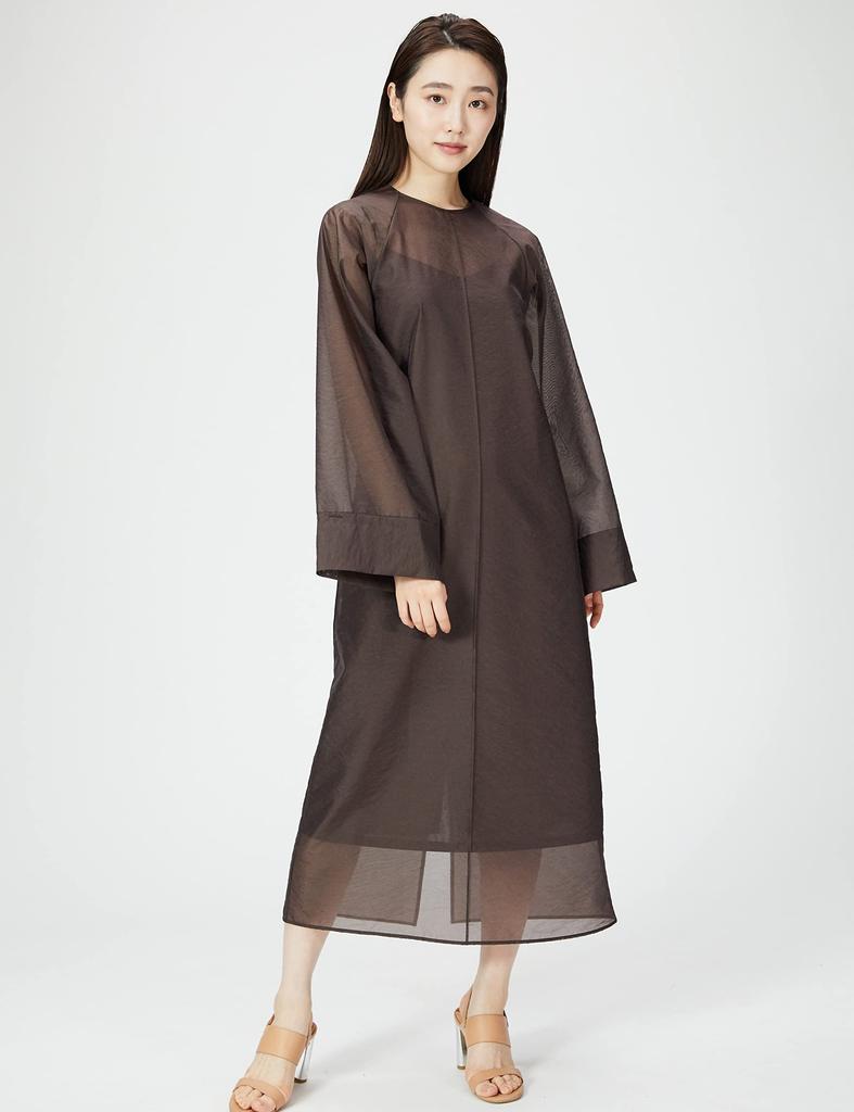 FRAY I.D. Sheer Organza Dress FWFO221063 Women's BRW 0