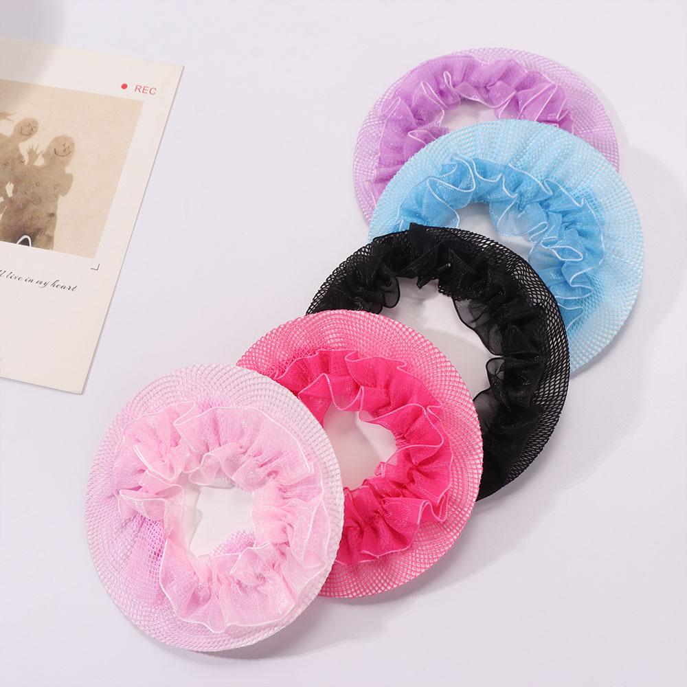Drawstring Style Ballet Hair Net Adjustable Girl Bun Cover Snood Vintage Elastic Hair Net Women
