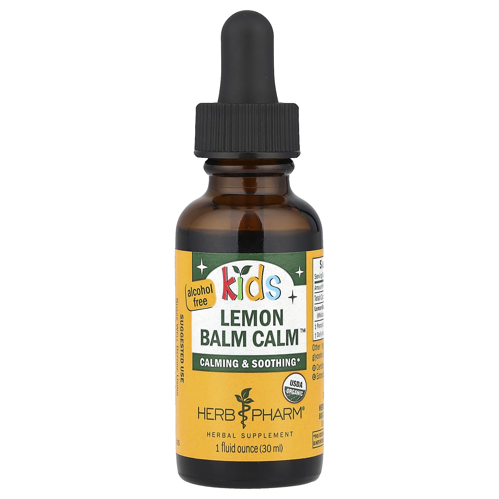

Lemon Balm Calm™ for Kids, Alcohol Free, 30 Ml (1 Fl Oz) (213 Mg per Serving)