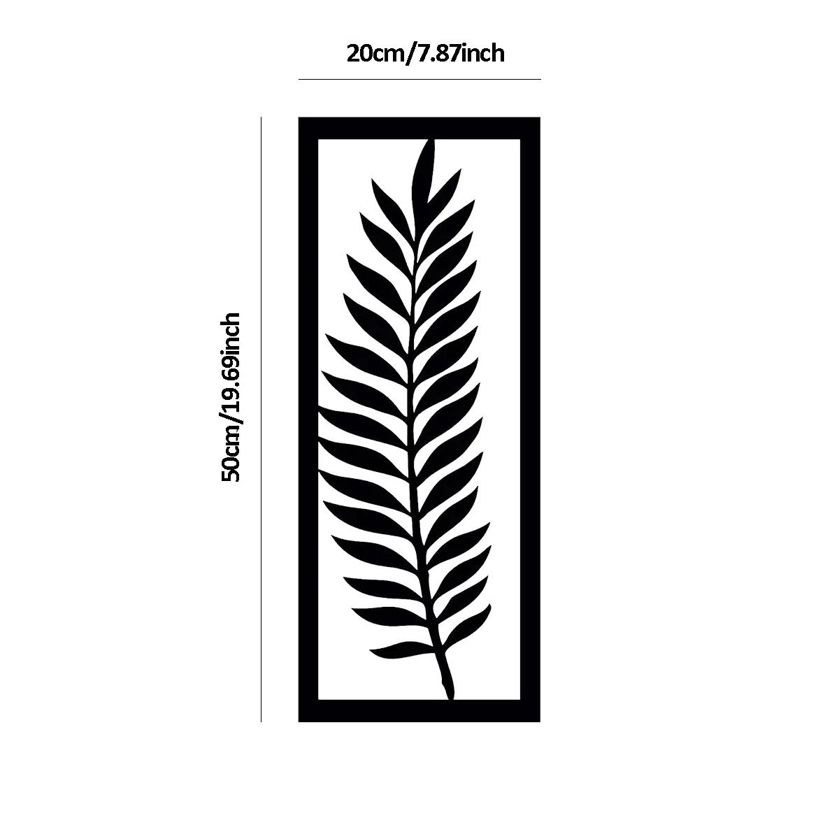 

Искусство из металлических железных листьев – настенный декор. Элегантное настенное искусство с листьями для украшения дома, гостиной и спальни. белый