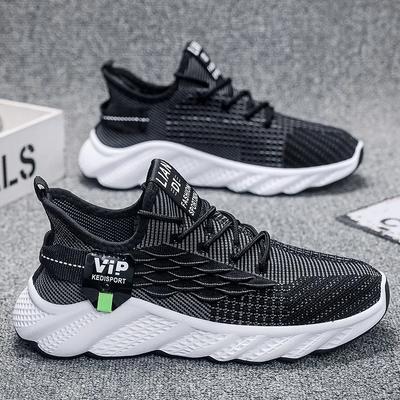 Men's Sneakers Spring Fashion Breathable Casual Shoes Lightweight Comfort Running Shoes Jogging Lace Up Trainers Tenis Masculino