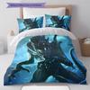 Alien Pattern Bedding,Quilt Set Quilt Cover Pillowcase Home Decoration Birthday Gift (1 * Duvet Cover + 2 * Pillowcase, Without Core)