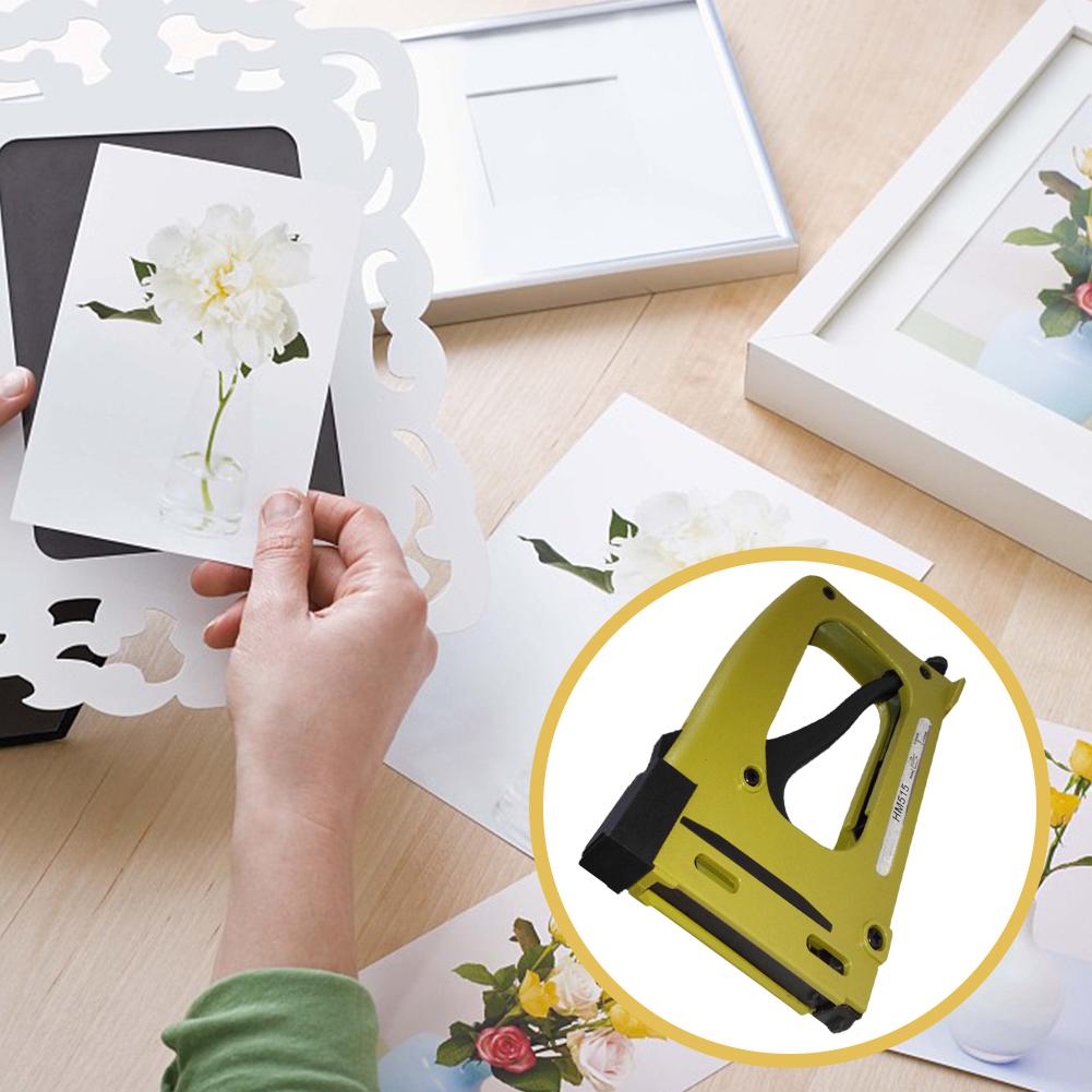 Point Driver Picture Frame Stapler Lightweight Metal Picture Framing Tool for Artist Framing Paintings and Pictures