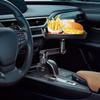 Tragbares Verstellbares Auto-Becherhalter-Tablett Erweiterter Tisch Schreibtisch Auto-Becher-Tablett Universeller Auto-Tablett-Tisch Zum Essen Mit Telefonhalter E4N3