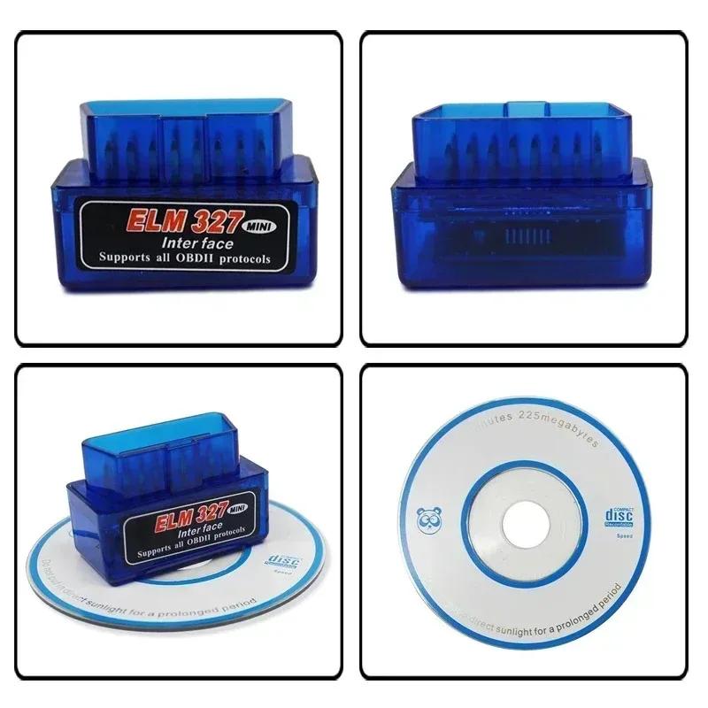 OBD ELM327 Mini V2.1 Bluetooth Car Fault Detection Engine Code Reading and Clearing, Car Maintenance and Testing Tool