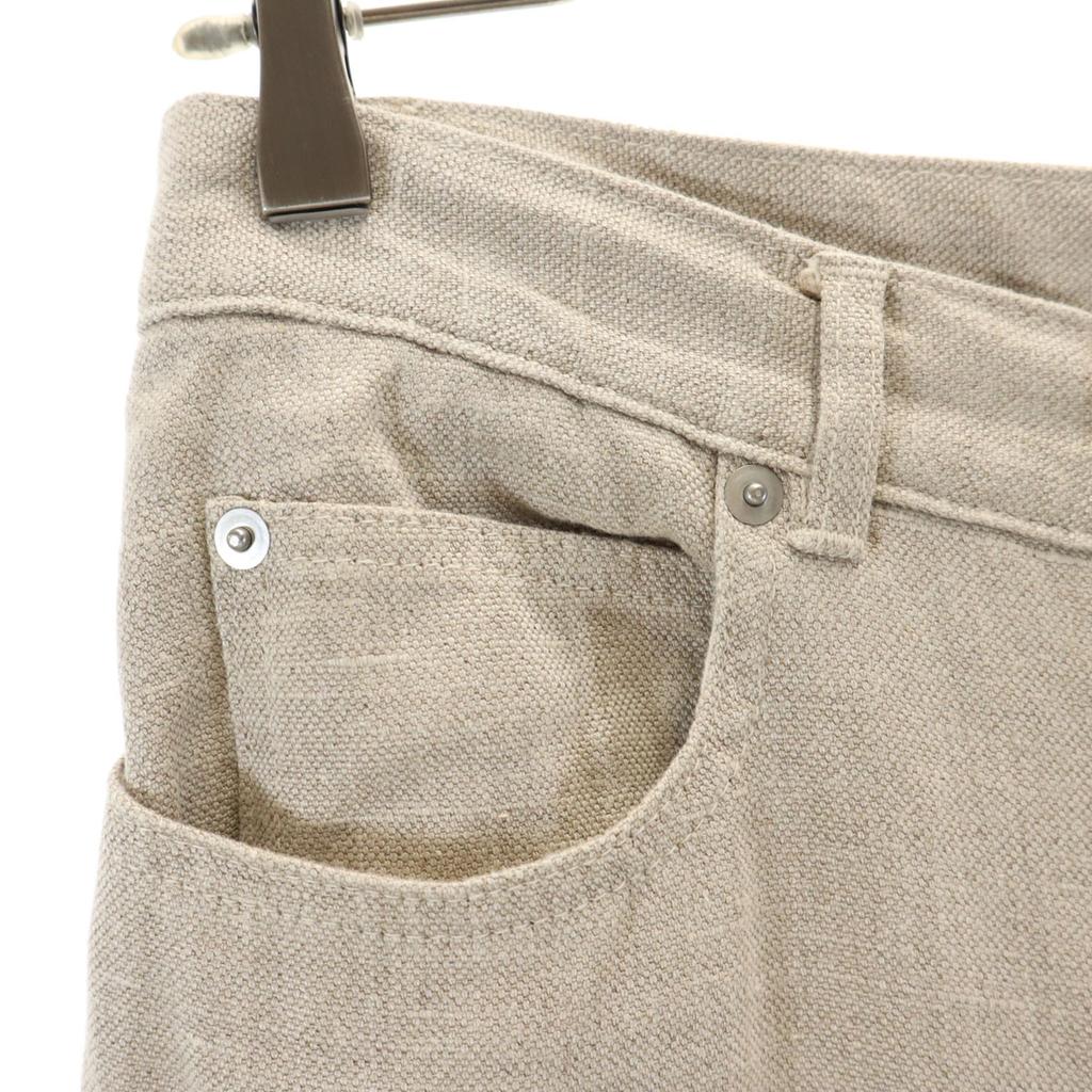 GALERIE VIE Linen Blend Wide Pants 34 Beige Women Used