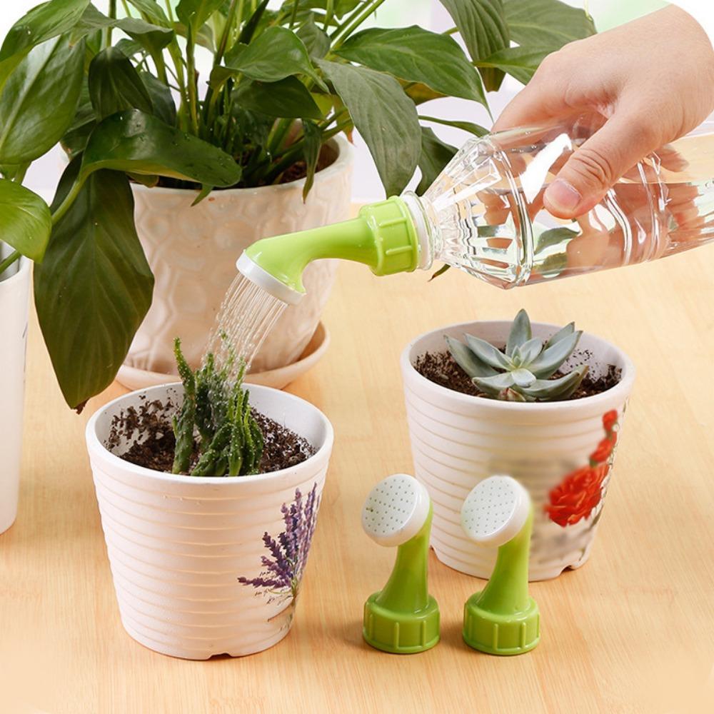 2pcs Bottle Cap Sprinkler,Drink Bottle Watering CanIndoor Seedling Plant,Garden Watering Spray Nozzle,Garden Tools Small Nozzle.