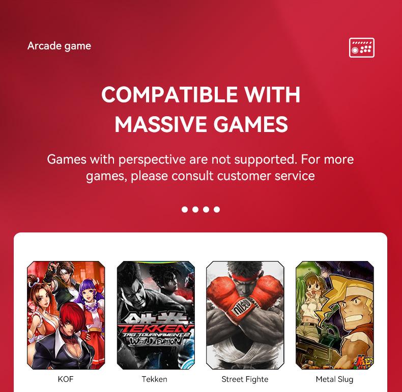 Arcade Joystick for King of Fighters & Street Fighter - Android, iOS, PC & TV Controller