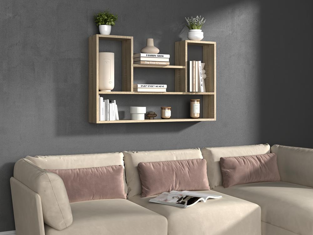 Bilbao 4P Hanging Shelves Sonoma Oak