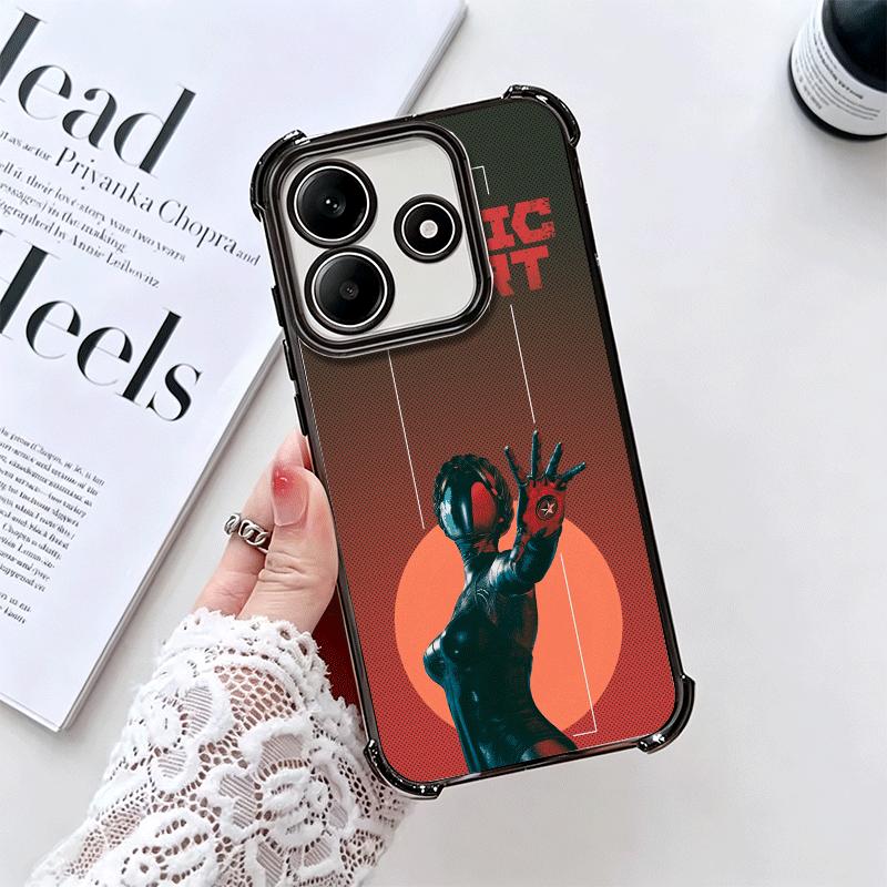 Atomic Heart Game Plating Phone Case For Xiaomi Redmi Note 14 15 Pro Plus 13 12 11 11S 11T 10 9S 9 5G Anti-Fall Airabag Cover