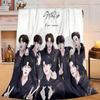 1PC K-pop Group Stray Flannel Blanket Gift, Suitable for Both Men And Women, Soft Ideal for Beds And Sofa, Birthday Or Christmas Gift