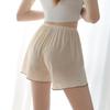 Women's Plus Size High Elasticity Ice Silk Safety Shorts - Anti-Exposure, Wearable Outdoors, Lightweight & Comfortable