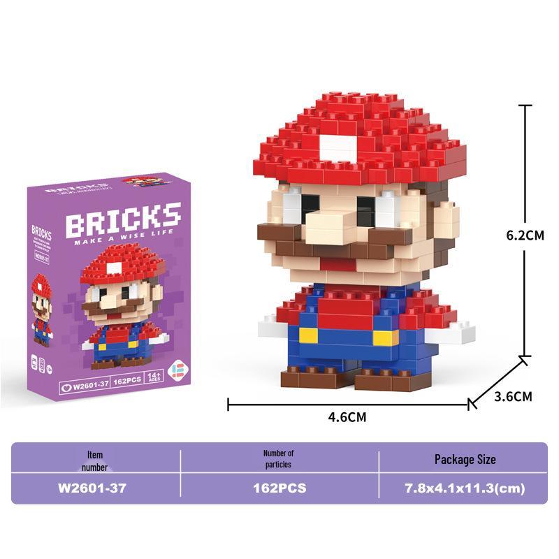 Santa Claus Micro Bricks Educational Toy - Compatible with LEGO, Building Blocks for Kids