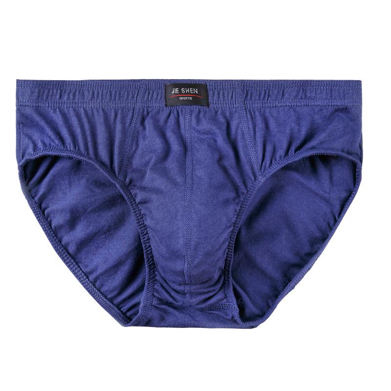 Men's Mid-Waist Cotton Underwear - Loose, Large Size for All Seasons