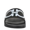 Salvatore Ferragamo Groovy Dual Gancini Slides Black