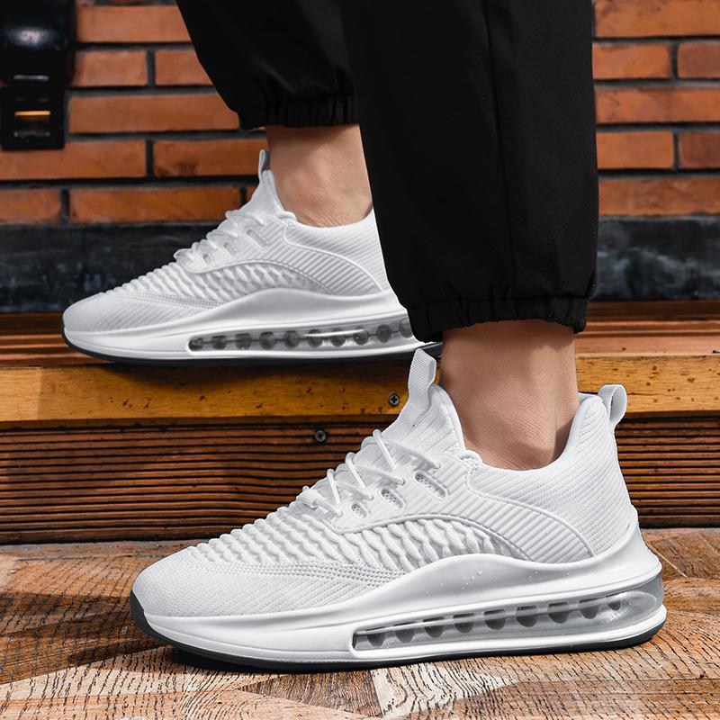 Fashion New Spring and Autumn Soft soled Running Men's Mesh Breathable Casual Sports Shoes Men's Coconut Trendy Shoes Men's Shoes