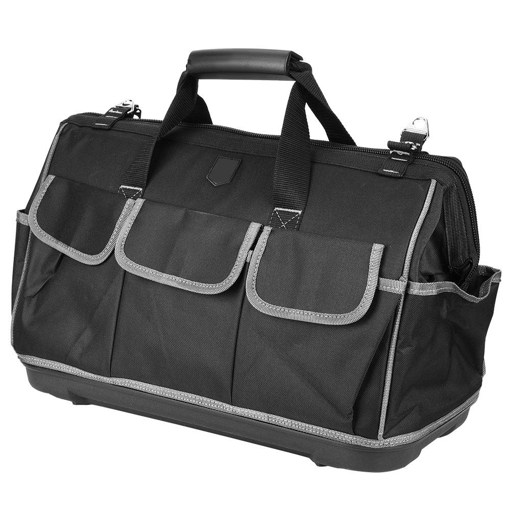 

20in Plastic Bottom Bag Gray Hand Hardware Tool Bag for MultiPurpose 470 x 340 x 230mm