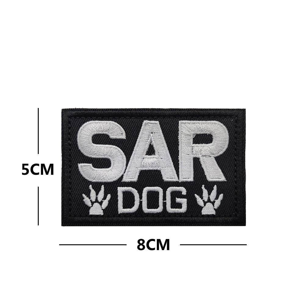 Individuelles Hundegeschirr Klettverschluss-Patch: Servicehund Abzeichen & Trainings Moral Abzeichen