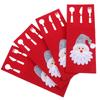 4Pcs Xmas Tableware Covers Christmas Cutlery Holders Fork Spoon Bags Holiday Party Silverware Pouches Festival Dining Table