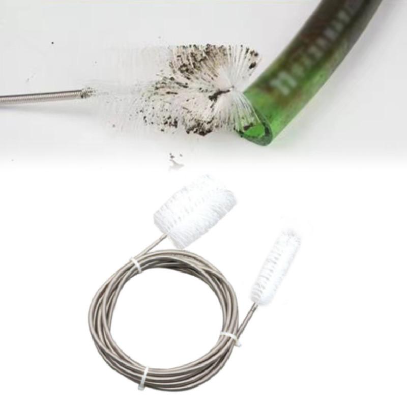 200cm 90 Long Pipe Cleaner Flexible Pipe Nylon Cleaning Brush Fish Tank Bath