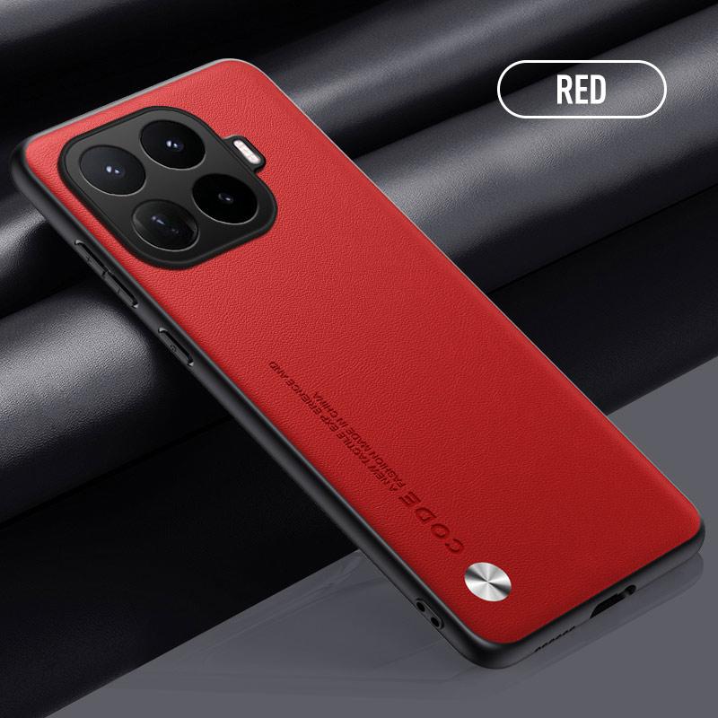 Custodia EUCAGR di Lusso in Pelle PU per Xiaomi 17T Pro Cover Posteriore Custodia per Telefono in Silicone a Protezione Totale per Xiaomi 17TPro