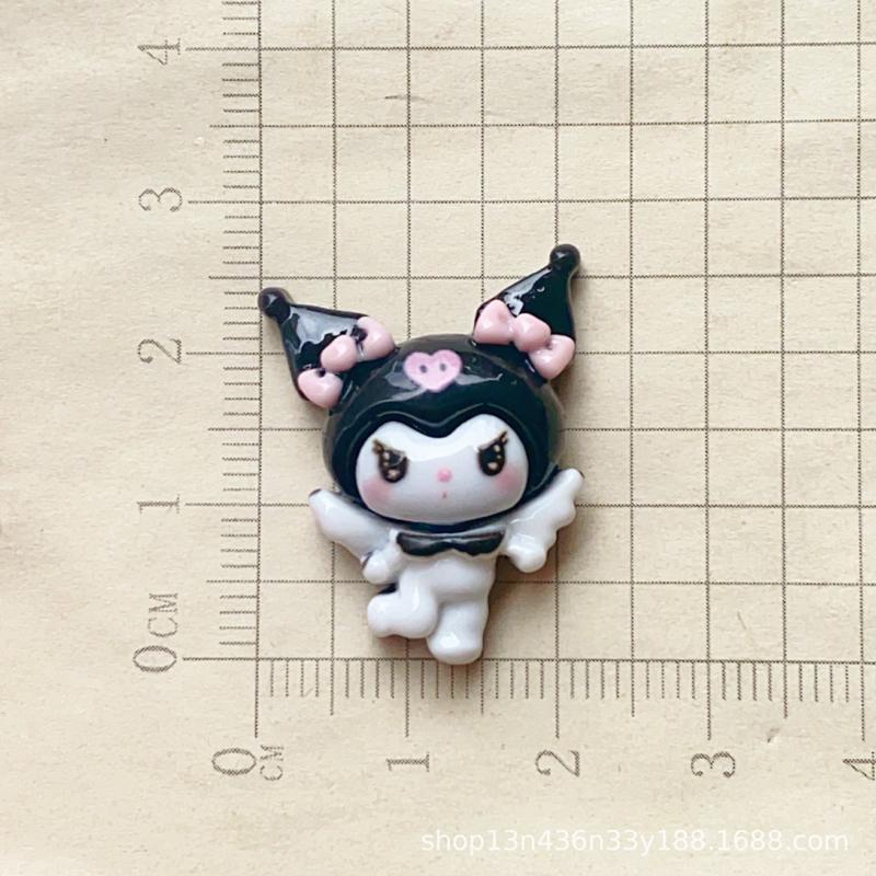 10 Pcs New Kawaii Cartoon Girl Hamburg Telephone Resin Flat Back Scrapbook Figurine Diy Bow Decor Accessories Crafts A2
