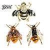 Anti-exposure Buckle Brooch Pin Small Bee Shape Decorative with Black
