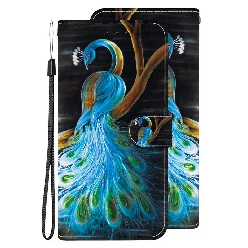 Capa A25 Hoesje voor Samsung Galaxy A25 SM-A256E Cartoon Lederen Hoesje voor Samsung Galaxy A25 A 25 Etui Telefoonhoesje Portemonnee Boekhoes
