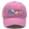 "PANAMA" "ARRIBA PANAMA" Flag Printed Sun Hat , Adjustable Snapback Baseball Cap Curved Brim Hip Hop Vintage Non-Stretch Fabric Sun Hat