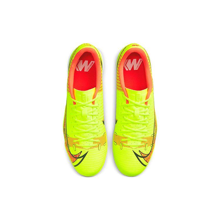 Nike Zapatillas de Fútbol Mercurial Vapor 14 Academy Punta Redonda Cordones TF Hombre Zapatillas de Fútbol Amarillo Fluorescente CV0978-760