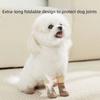 4Pcs Anti-Slip Knitted Socks Strong Grip Pet Paw Protector Premium Cozy Dog Socks  Indoor