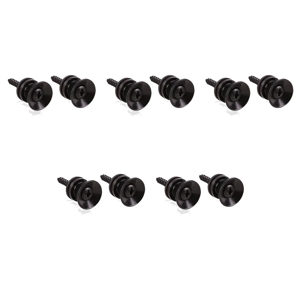 Guitar Strap Lock Metal Guitar Pegs for Guitar Bass Acoustic Guitar Ukulele Electric Guitar Strap Locks Strap Button Lock Pins