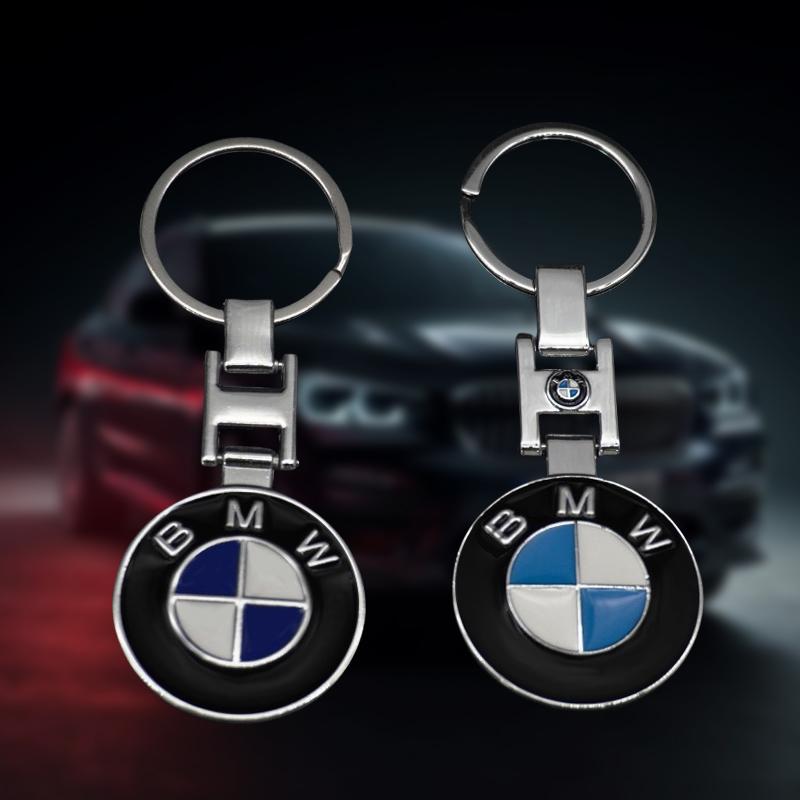 QNLT6 Metal Car Logo Key Chains Rings Keychain For BMW E46 E90 E39 E60 E36 E30 E61 E91 E92 E87 F10 F20 F30 Auto Keychain Accessories