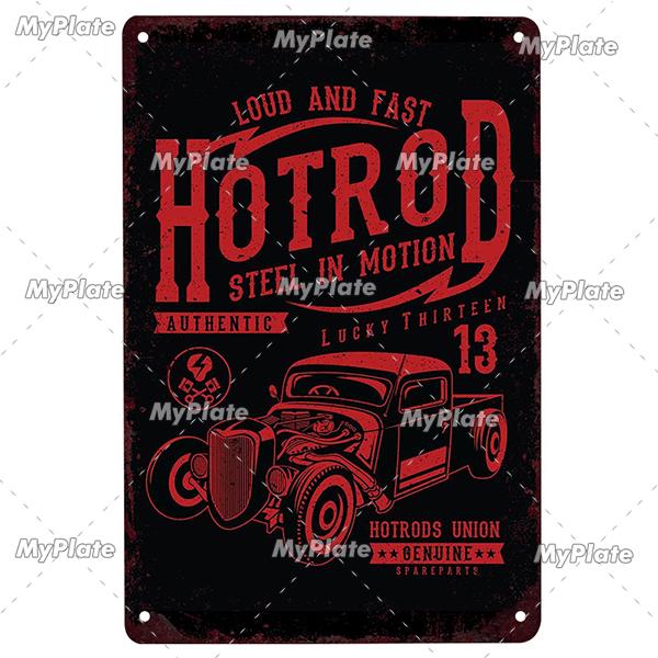 Cafe Racer Metal Sign Vintage Plaque Tin Sign Wall Decor For Garage Club Plate Crafts Ride Biker Poster Motorcycle