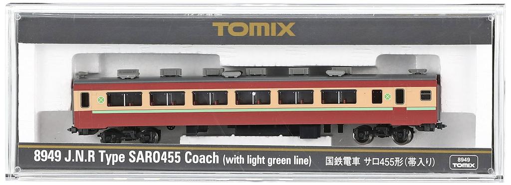 TOMIX N Gauge Salo 455 with Obi 8949 Railway Model Train