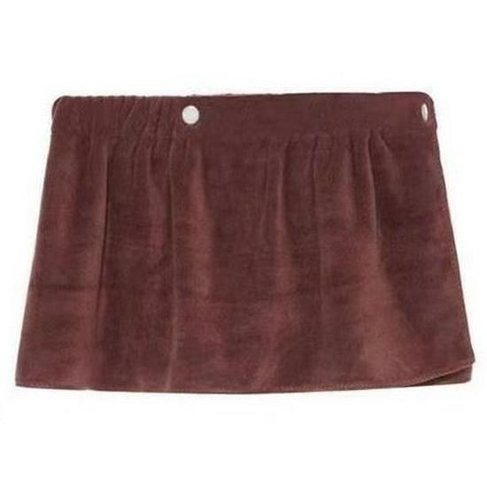 Men's Soft Absorbent Fiber Bathrobe for Hotel, Pool, or Beach Use with Buckle Closure.