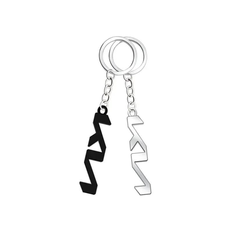 LQFH2 3D Metal Car Keychain for KIA K2 K3 K5 K7 Soul Rio Cerato Forte Optima Sportage Ceed Stonic Oprius GT Line Key Ring Accessorie