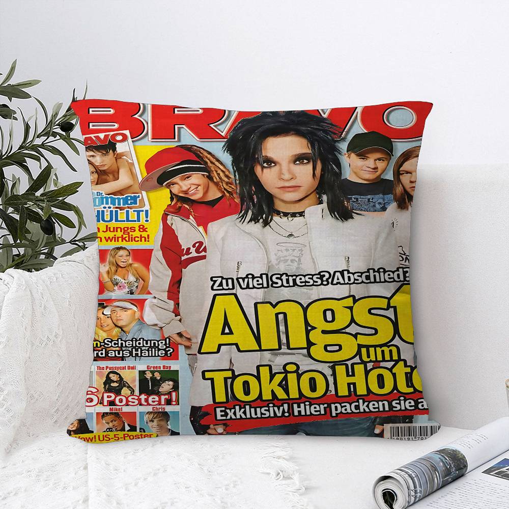 Singer T-Tokio H-Hotel Pillow Gifts Home Office Furnishings Bedroom Sofa Car Cushion Cover Case 45x45cm